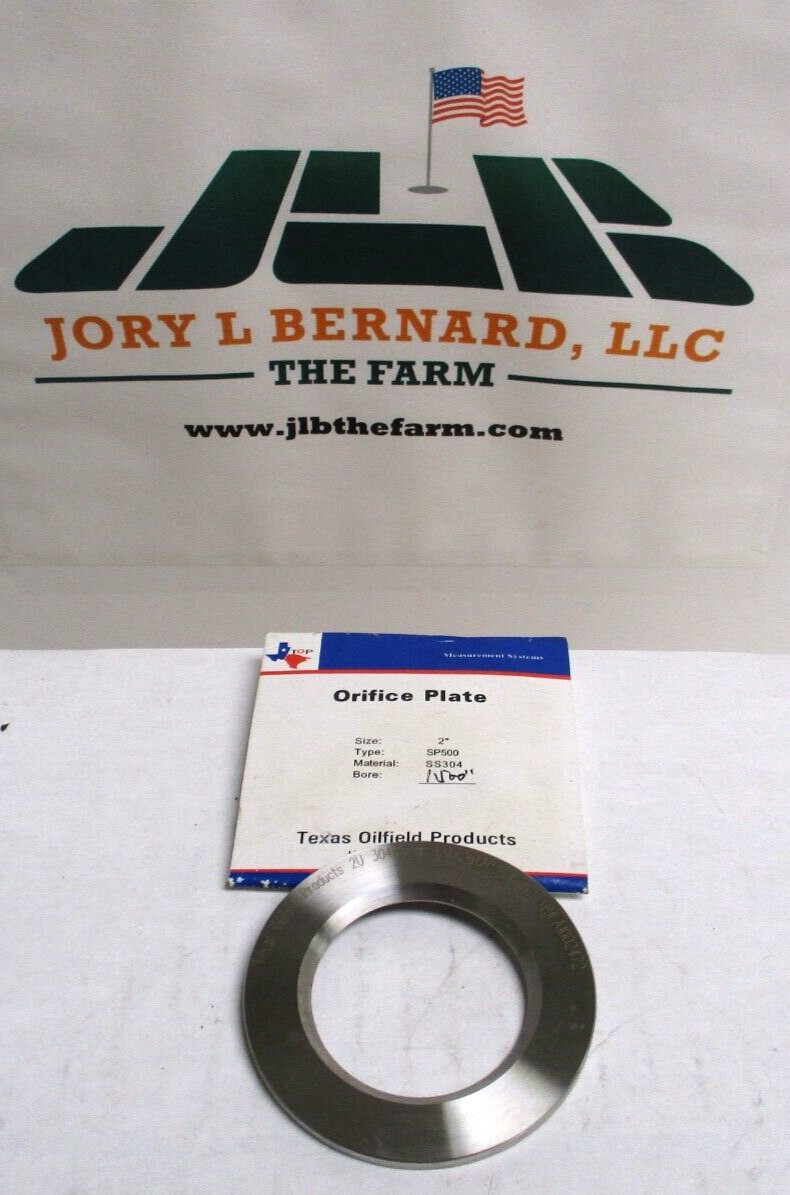 TOP , ORIFICE 304 SST PLATES , TYPE: SP500 , 2" - 1.500 , LOT OF 13