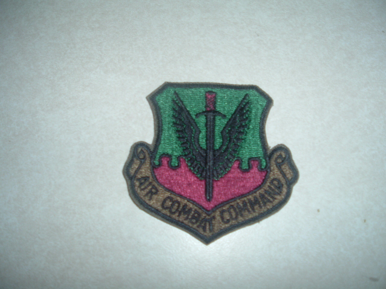 GENUINE US MILITARY PATCH US AIR FORCE AIR COMBAT COMMAND POCKET NEW OLD STOCK