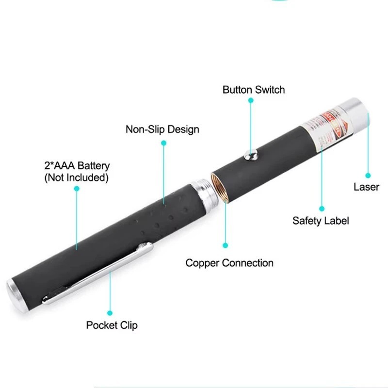 Red Laser Pointer Pen Light Visible Beam Laser