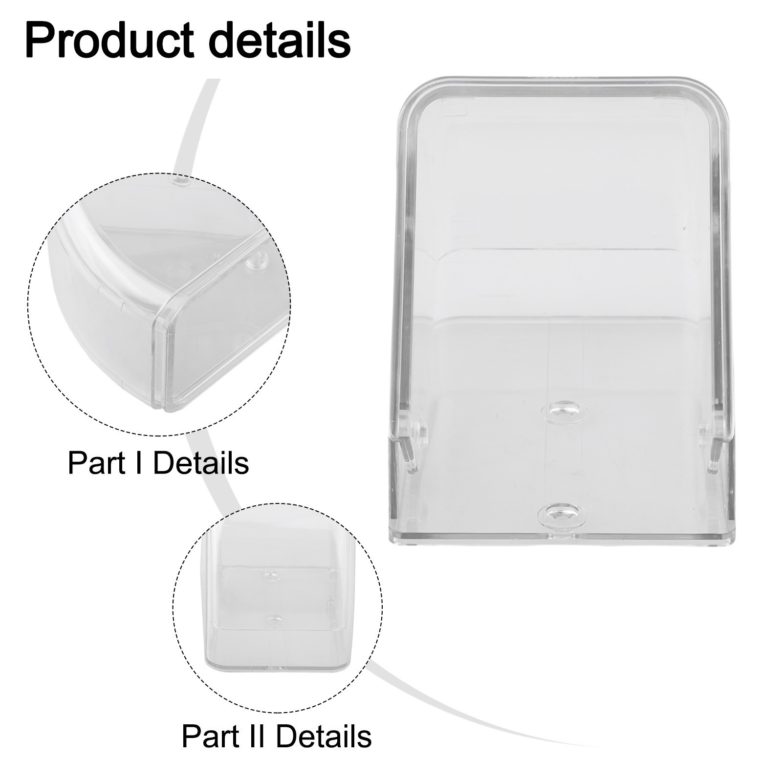 Easily Installed Weather Resistant Doorbell Cover with Key Holder Feature