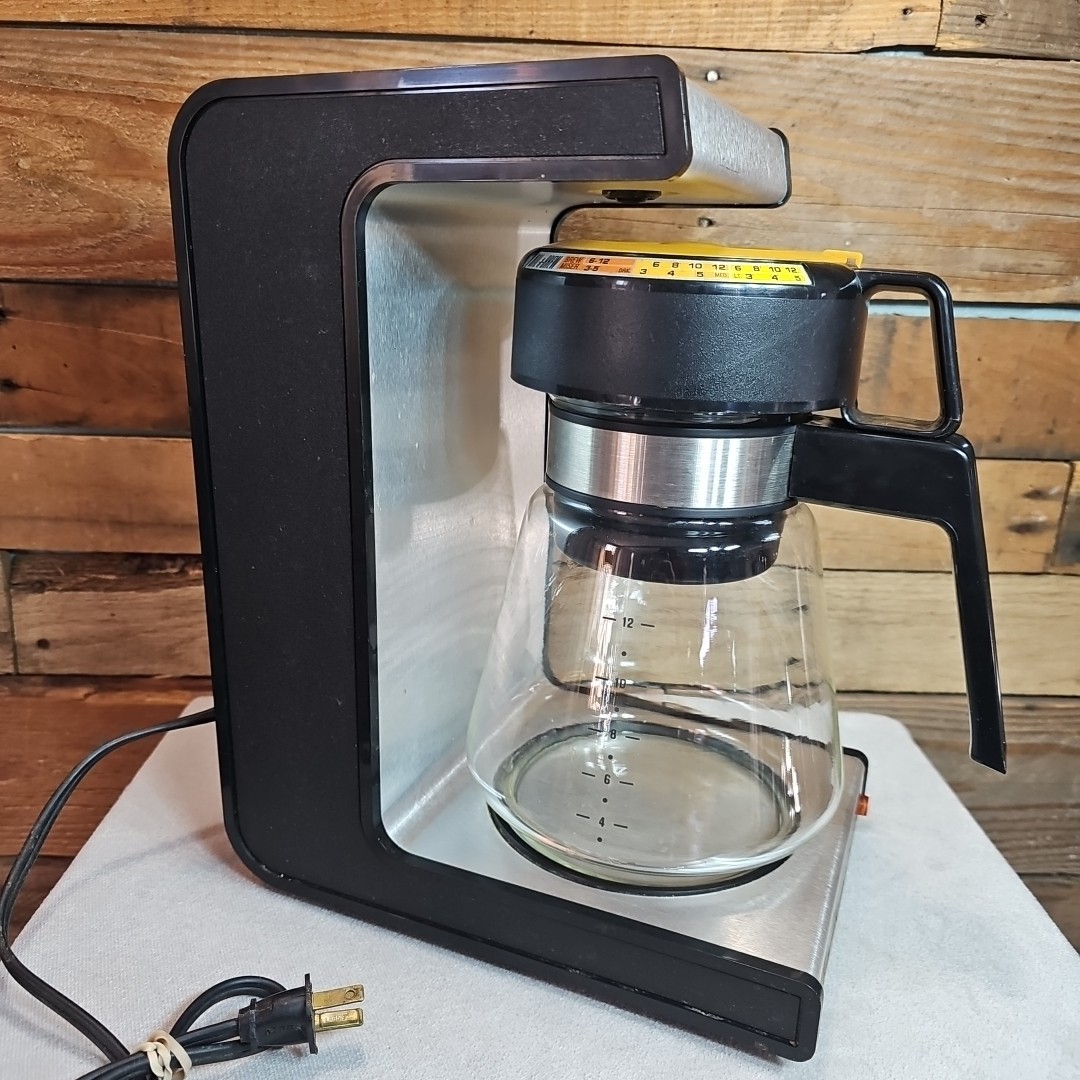 Vintage Norelco Dial-A-Brew Coffee Maker HB-5170 12 Cup Retro 70s Tested Works