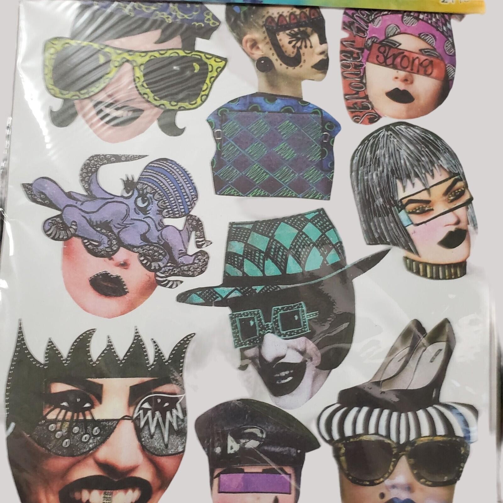 Ranger Dylusions Collage Sheet 8.5 X 11 Set 1 24pc