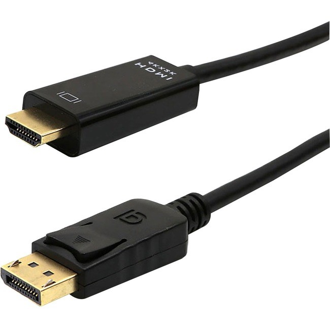4XEM 4XDPHDMI3FT4K 3' DisplayPort to HDMI Cable