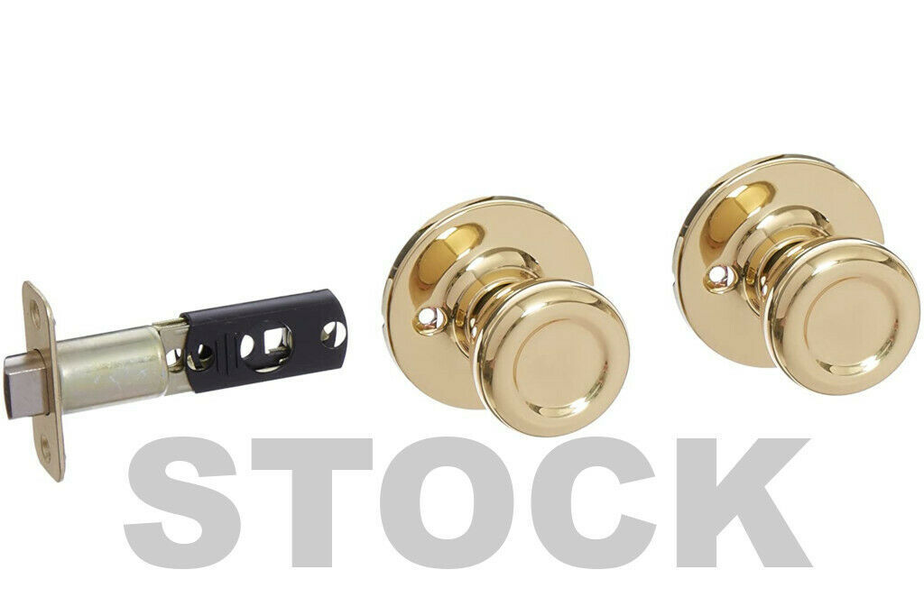 Ultra Hardware 43962 Ultra Security Tulip Knob Passage Polished Brass