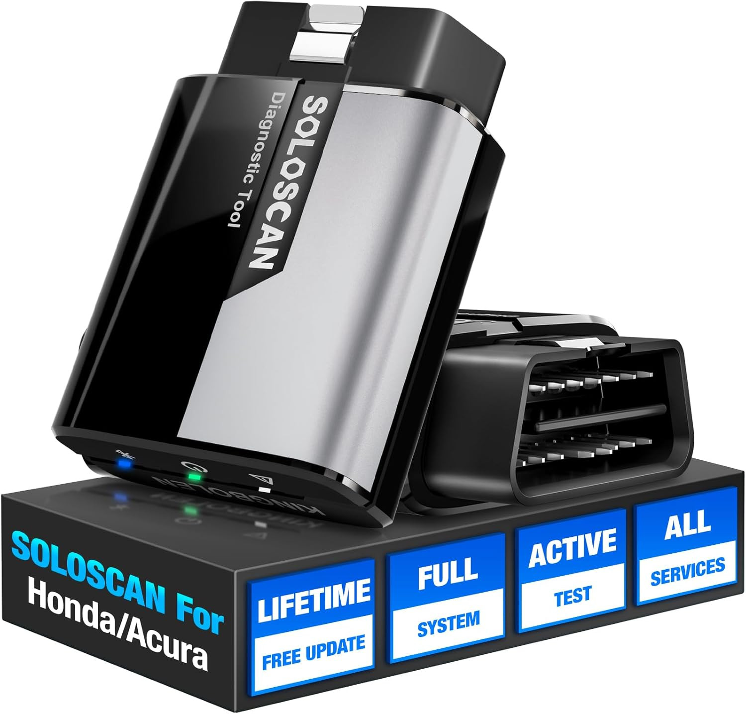 2026 KINGBOLEN Soloscan Bluetooth Diagnostic Tool for Honda Acura OBD2 Scanner