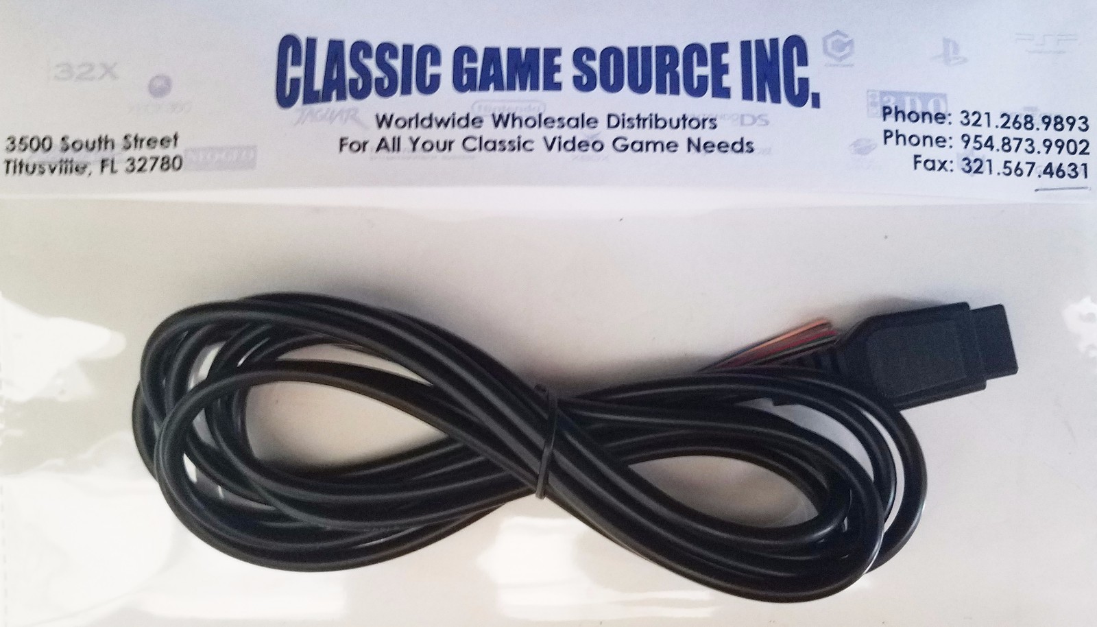 8FT 9Pin Replacement cable cord wire repair Colecovision controller Joystick