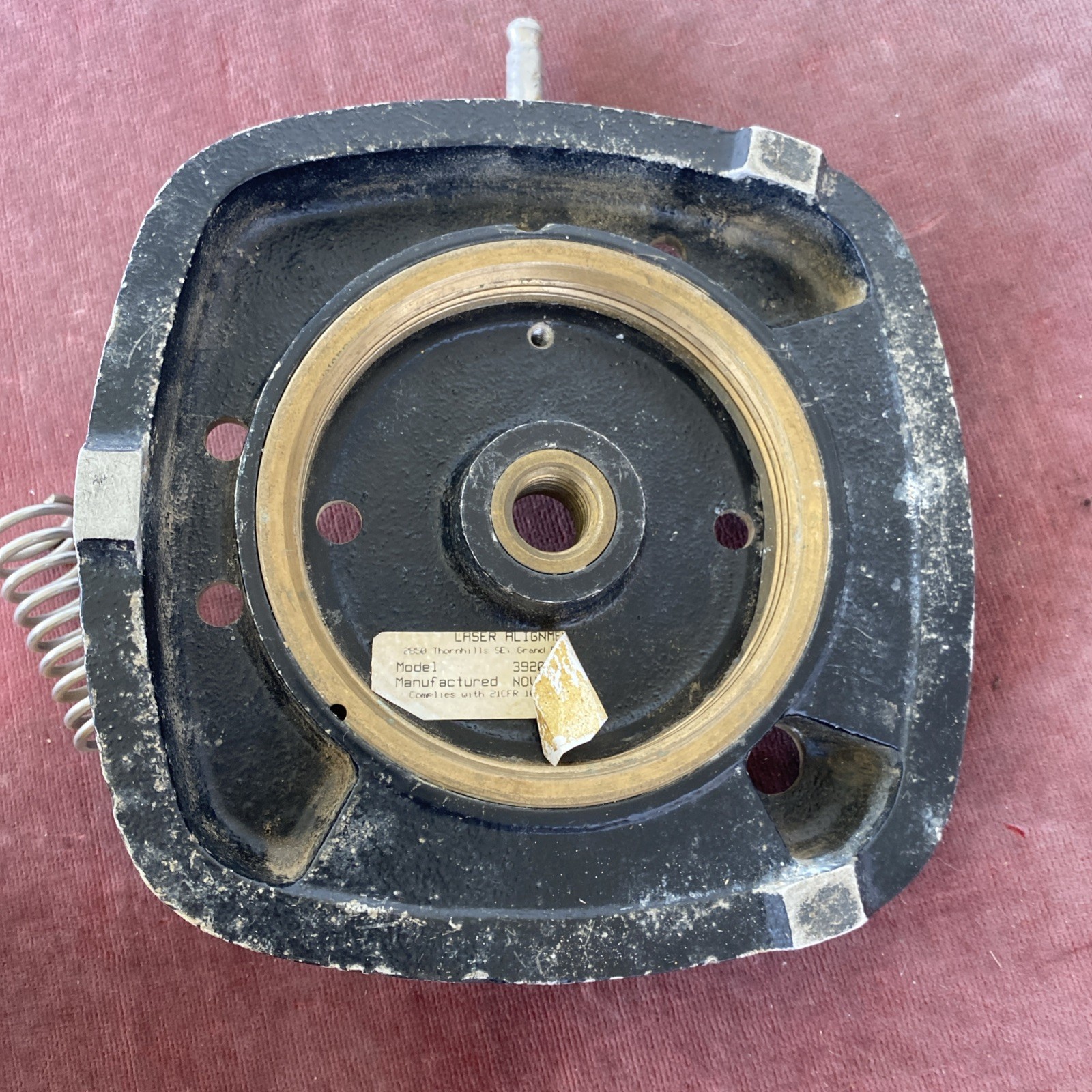 Laser Alignment Laser Beacon LB1 model 3900 Untested For Parts
