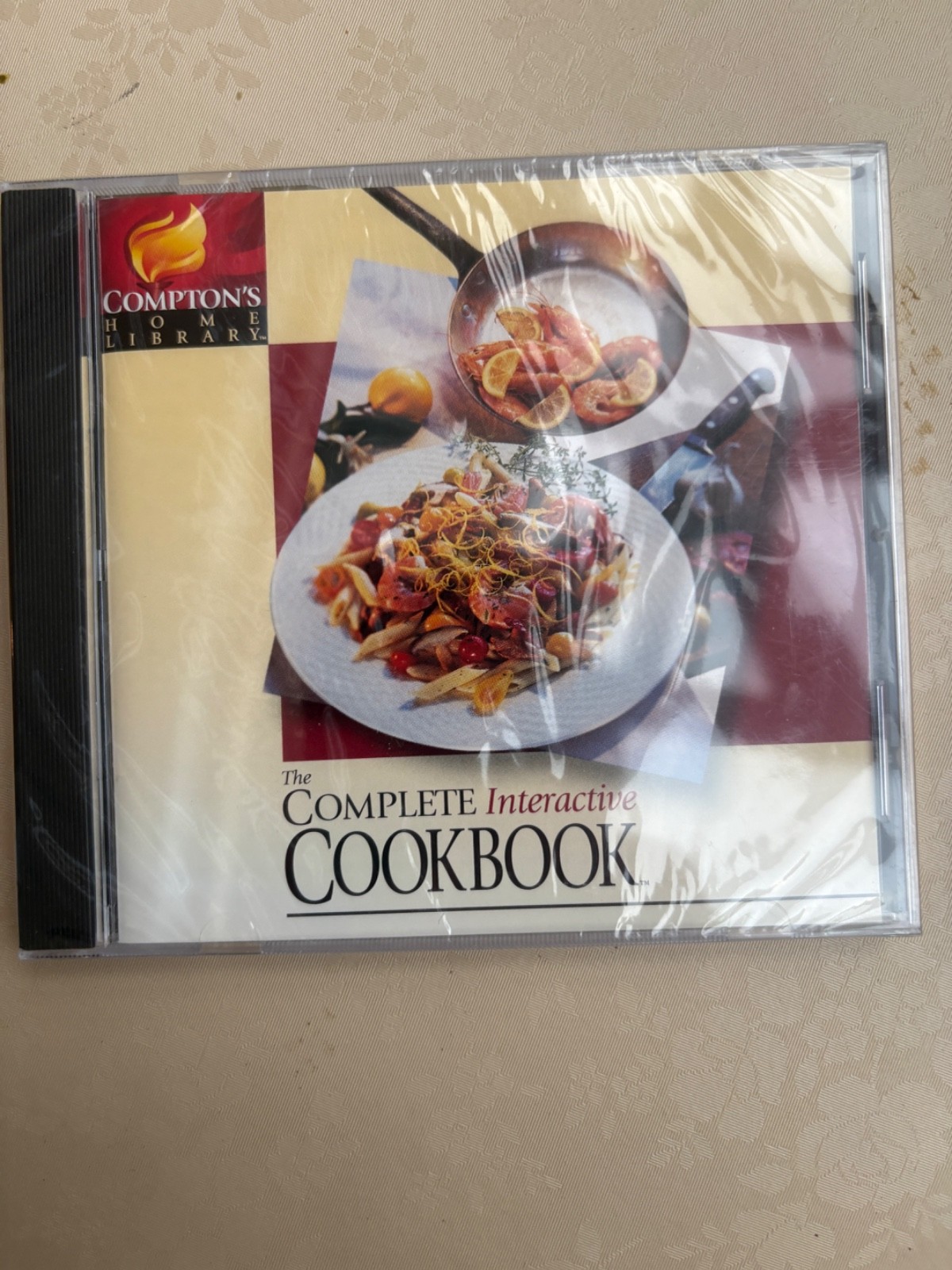 COMPTON'S NEW MEDIA COMPLETE INTERACTIVE COOKBOOK NEW SEALED