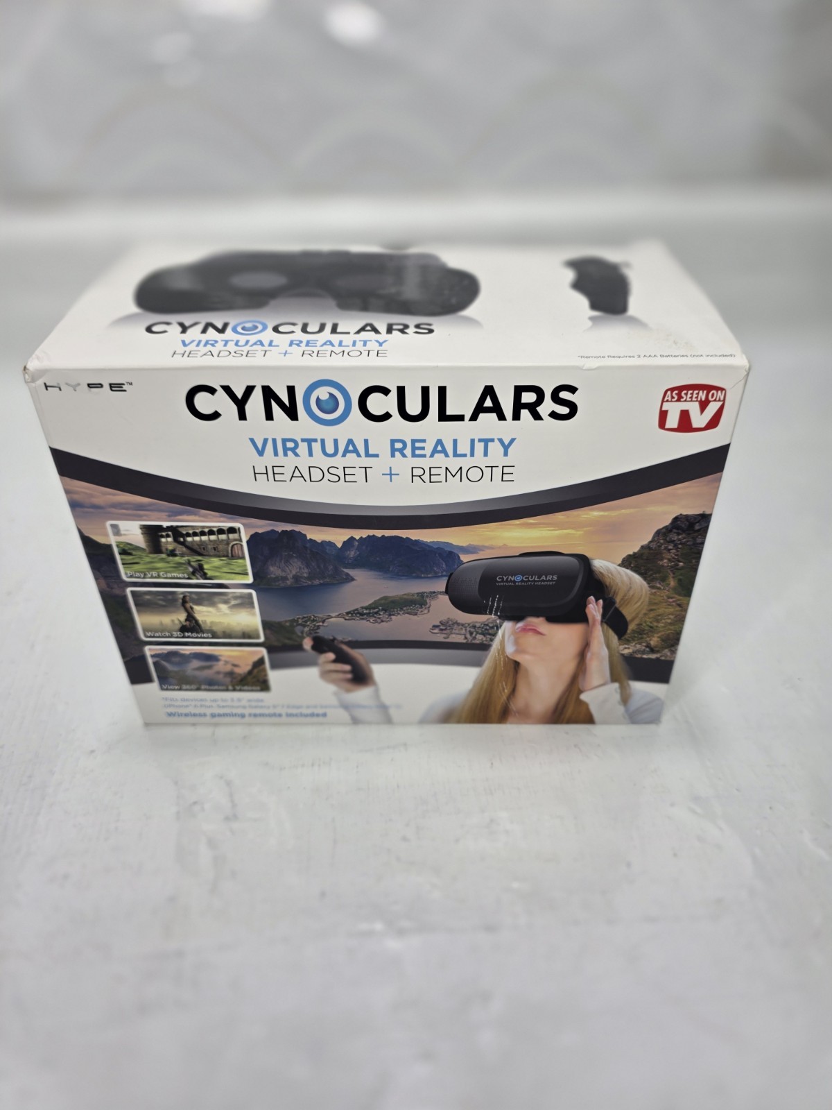 CYNOCULARS Virtual Reality Headset & Remote - As Seen On TV