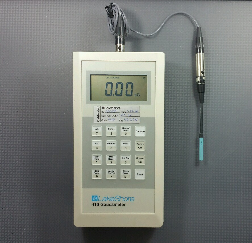 Reference Magnet for Gaussmeter Tesla Magnetometer. 1.25kG +/- 2%