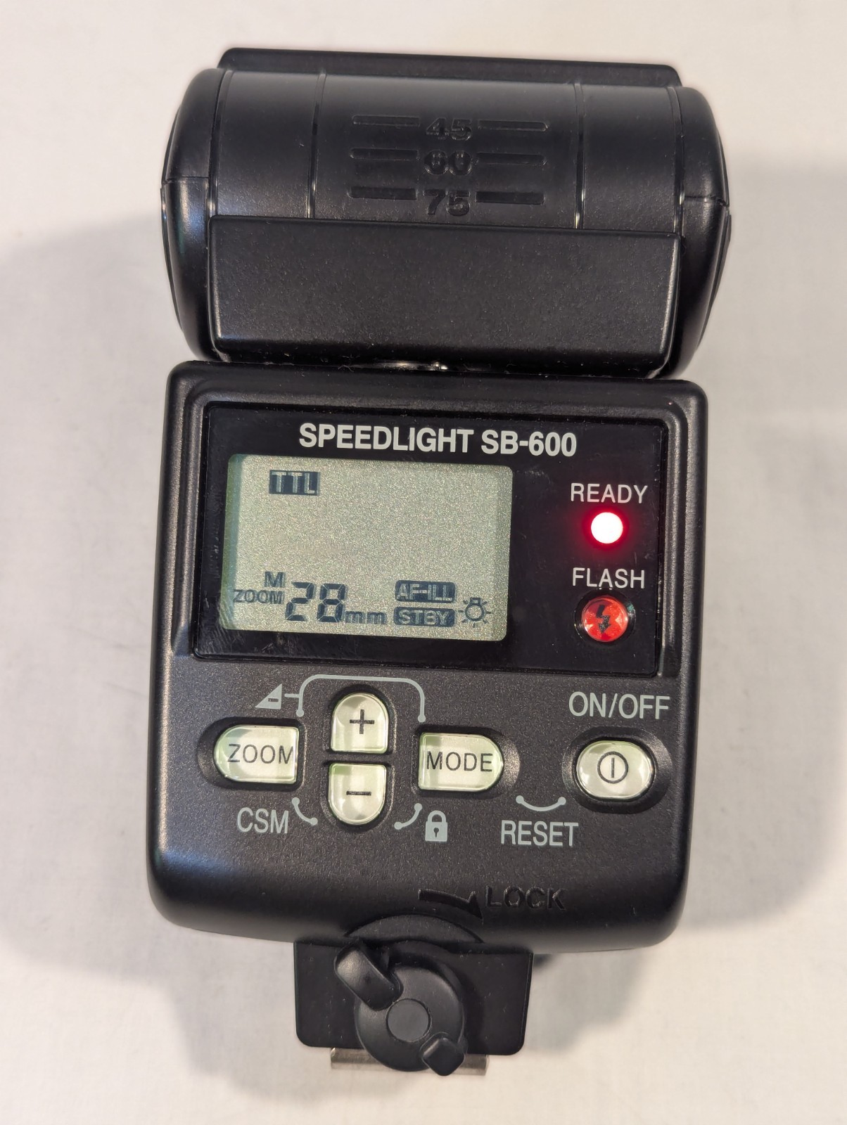 Nikon Speedlight SB-600 Shoe Mount Flash - Tested And Working