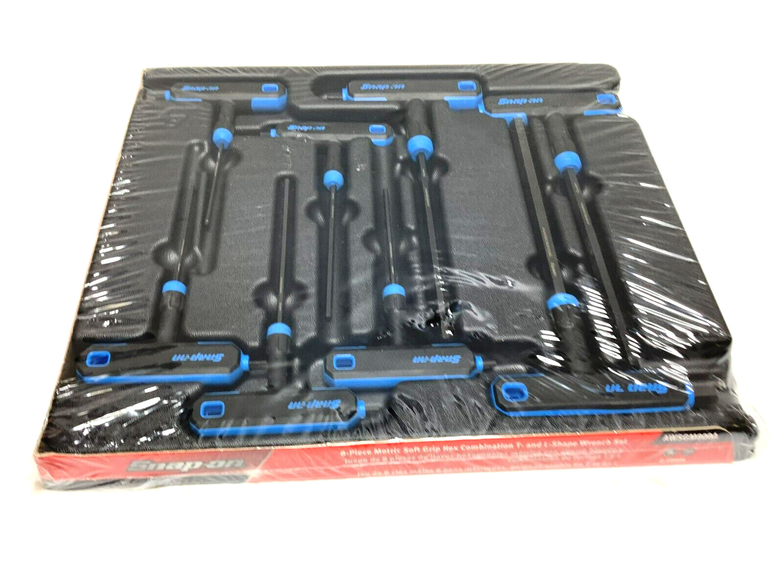 New Snap-on™ 2.5 - 10 mm T- & L-Shaped SAE Allen Hex Driver Key Set AWSGM800A