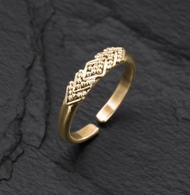 Valentine's Day New style Solid Metal Adjustable Toe Ring For Women's 925 SS
