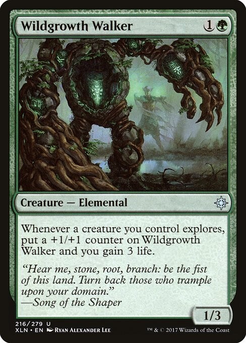 Wildgrowth Walker 1x  MtG Ixalan SP/NM