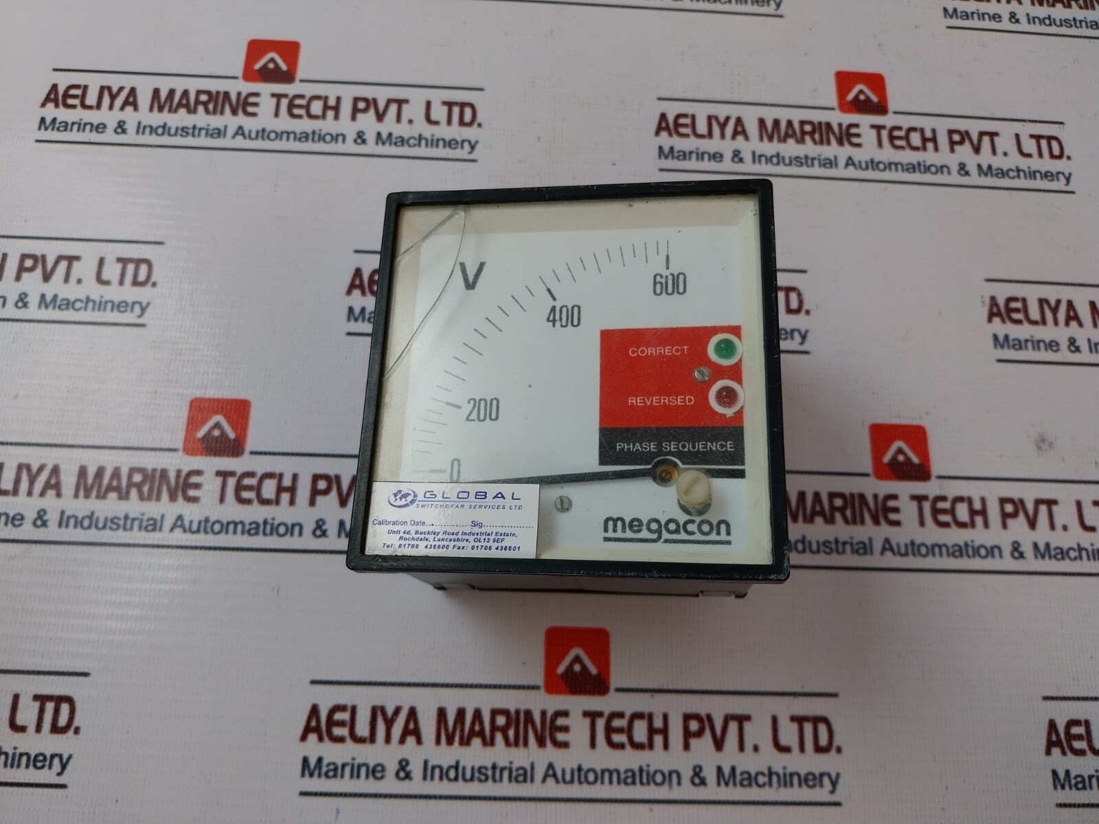 Megacon KSP 34 Phase Monitoring Voltmeter 0-600 V