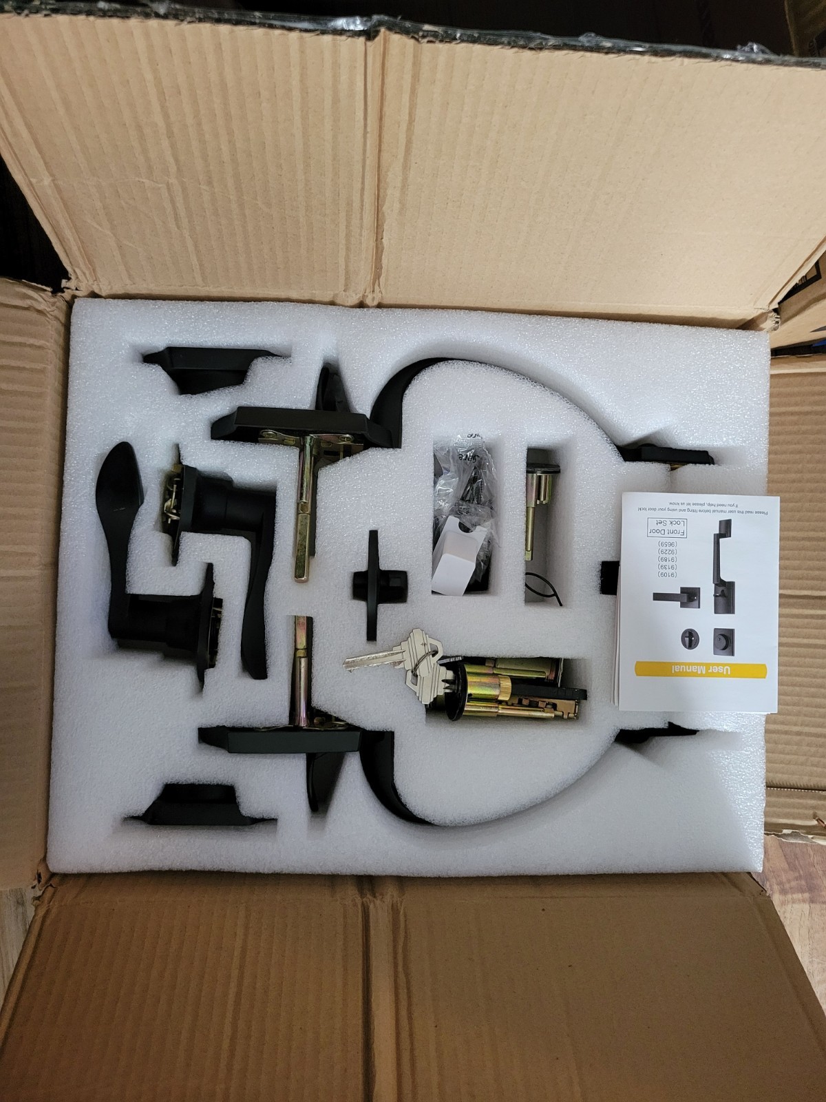 Golden Warm Entrance Lock