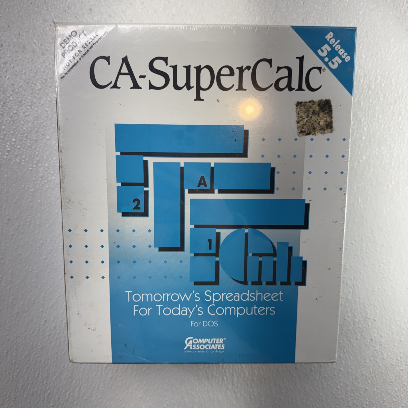 NEW CA-SuperCalc for DOS Computer Associates DEMO PRODUCT