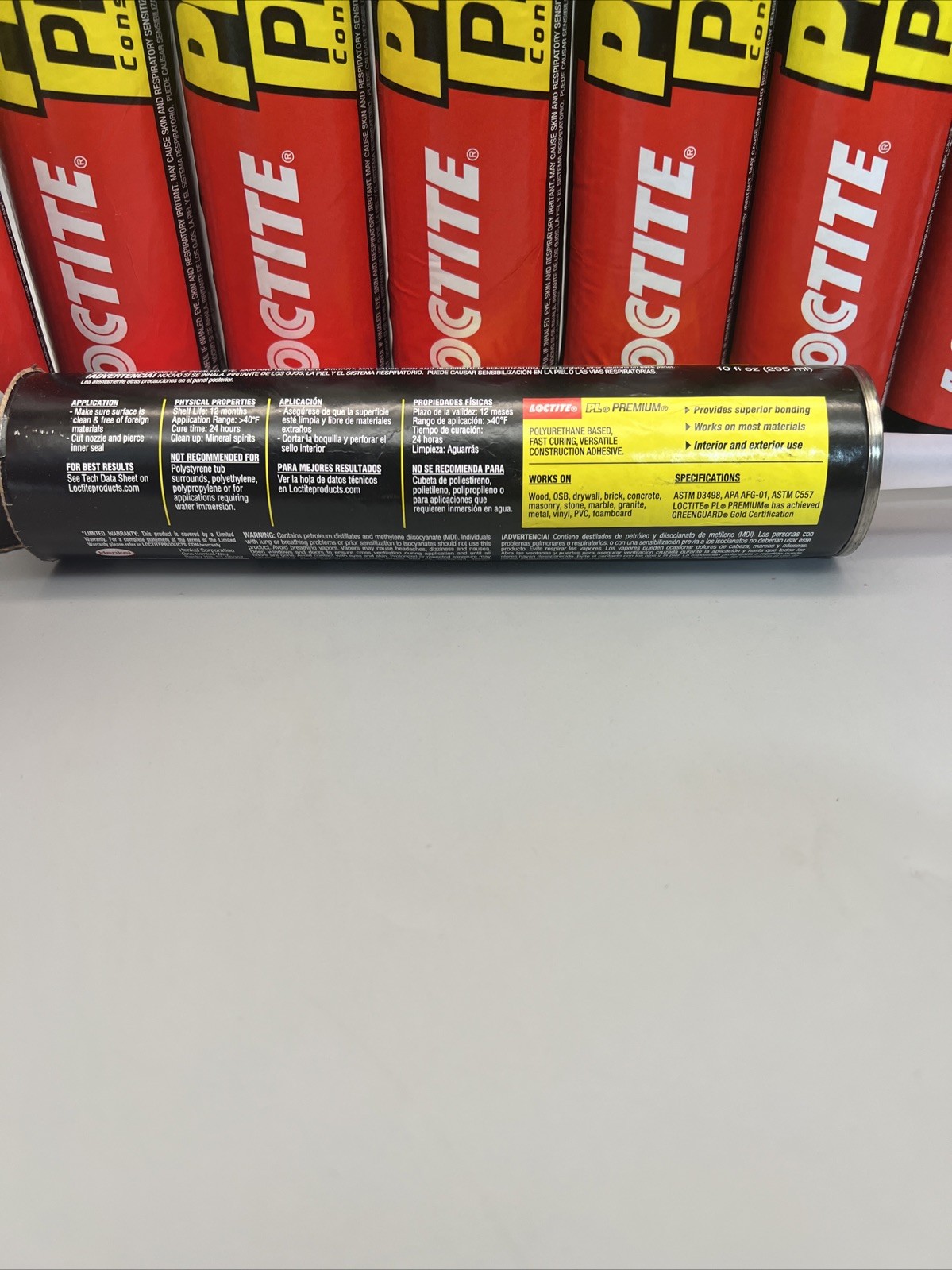 BOX/12 pcs Loctite PL 3X PREMIUM 10oz Construction Adhesive Strong Fast new