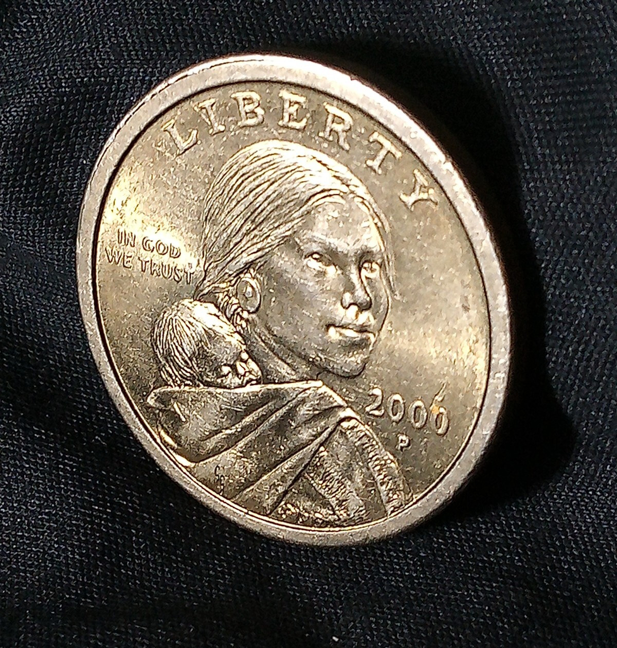 Sacagawea dollar 2000 P. precision double struck.