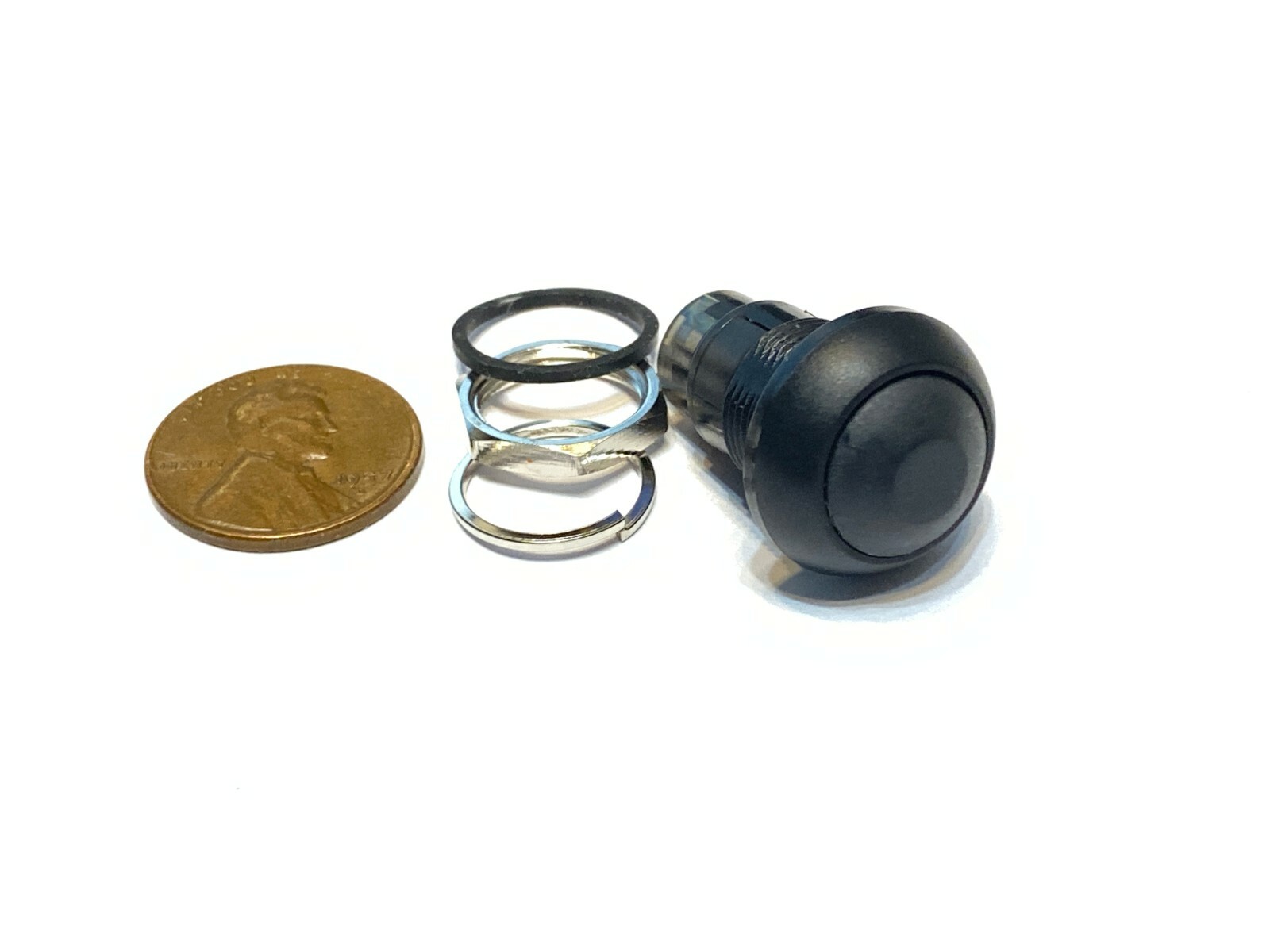 1 Piece black Latching PUSH BUTTON SWITCH DC 6A 12mm no normally open on/off A35