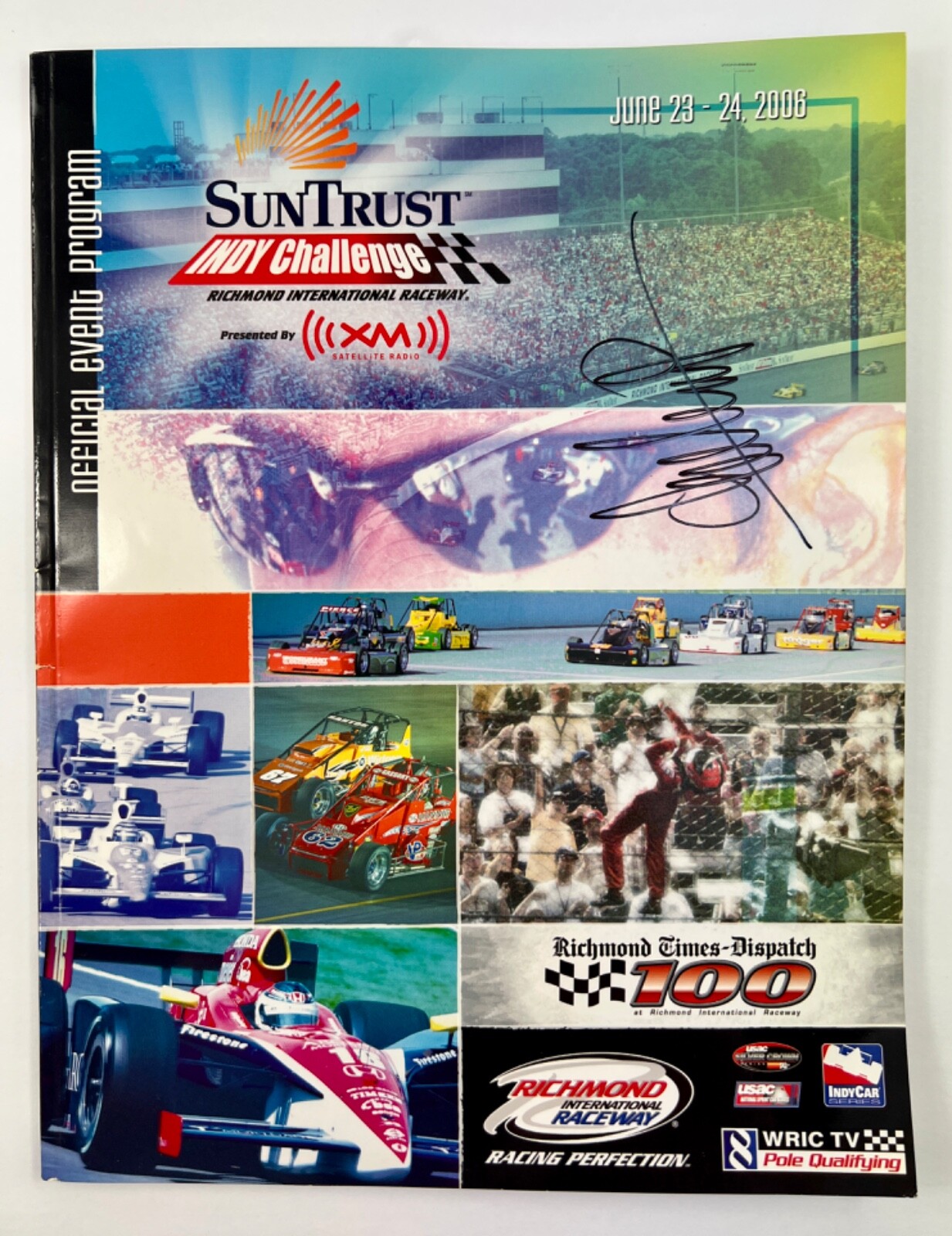 Richmond Int'l Raceway Program NASCAR June/2006  12 GREAT Autos Incl. DanWheldon