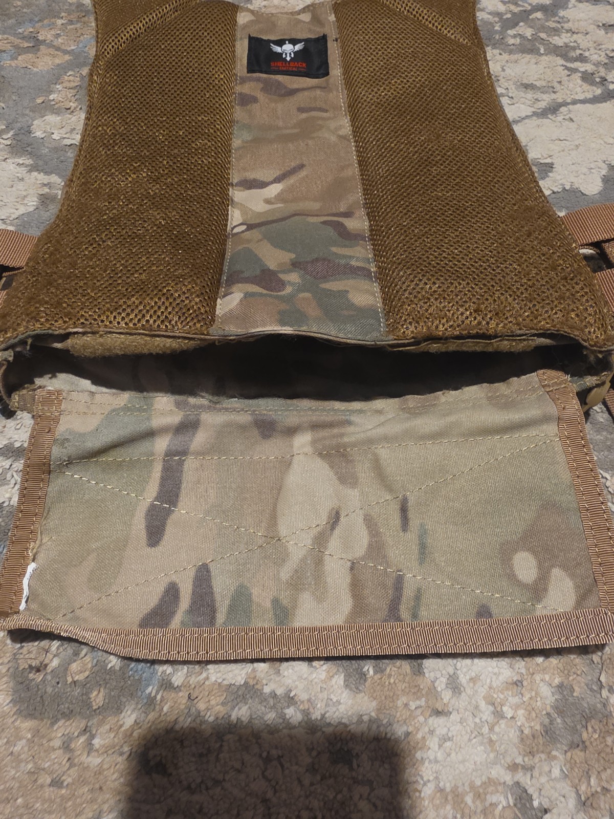 SHELLBACK TACTICAL Stealth Low Vis Concealable Plate Carrier Multicam MED/LG