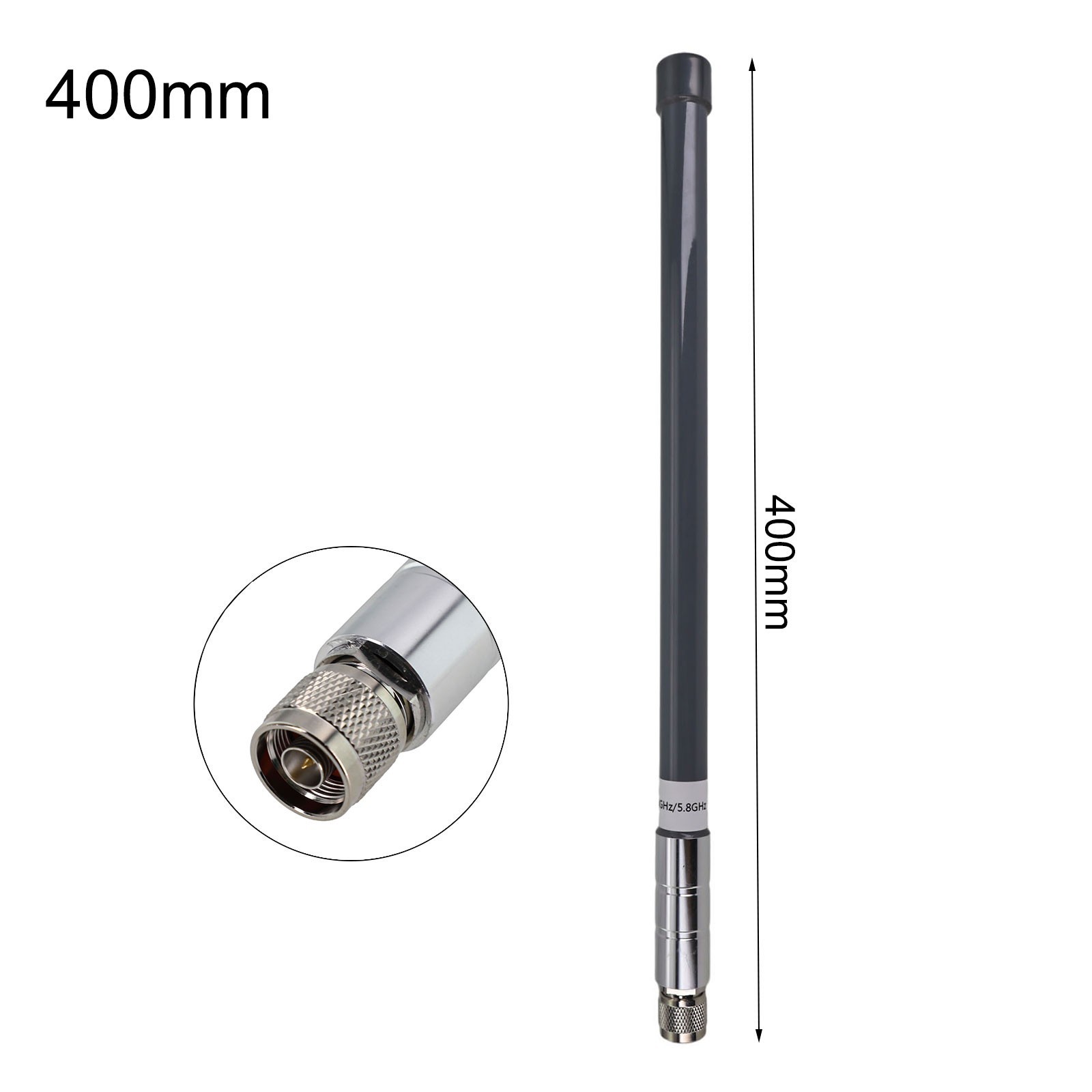 400mm 2.4G 5.8GHz Outdoor Omnidirectional for antenna with N Male Connector