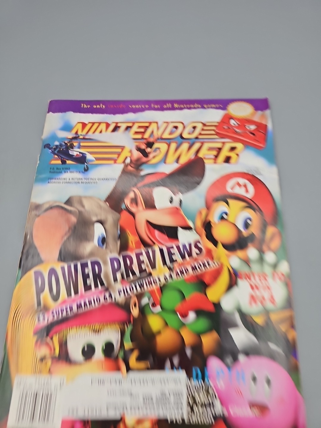 NINTENDO POWER MAGAZINE JULY 1996 VOLUME 86 ISSUE WITH POSTER