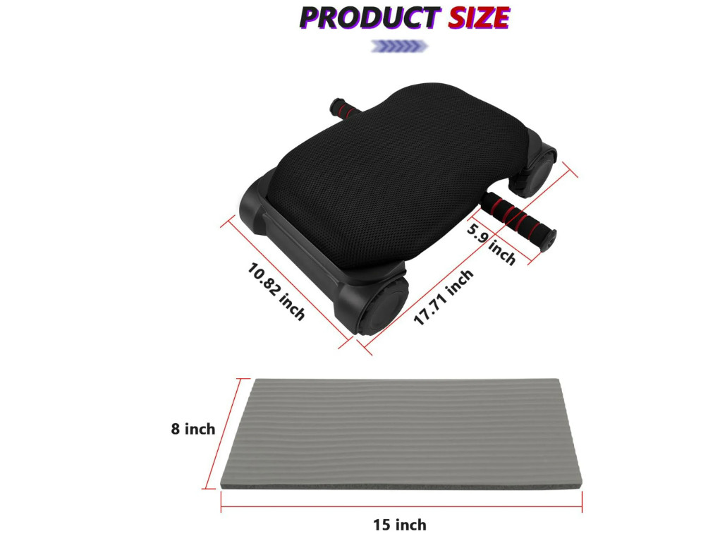 New Ab Roller Wheel Automatic Rebound Abdominal Wheel for Core Workout