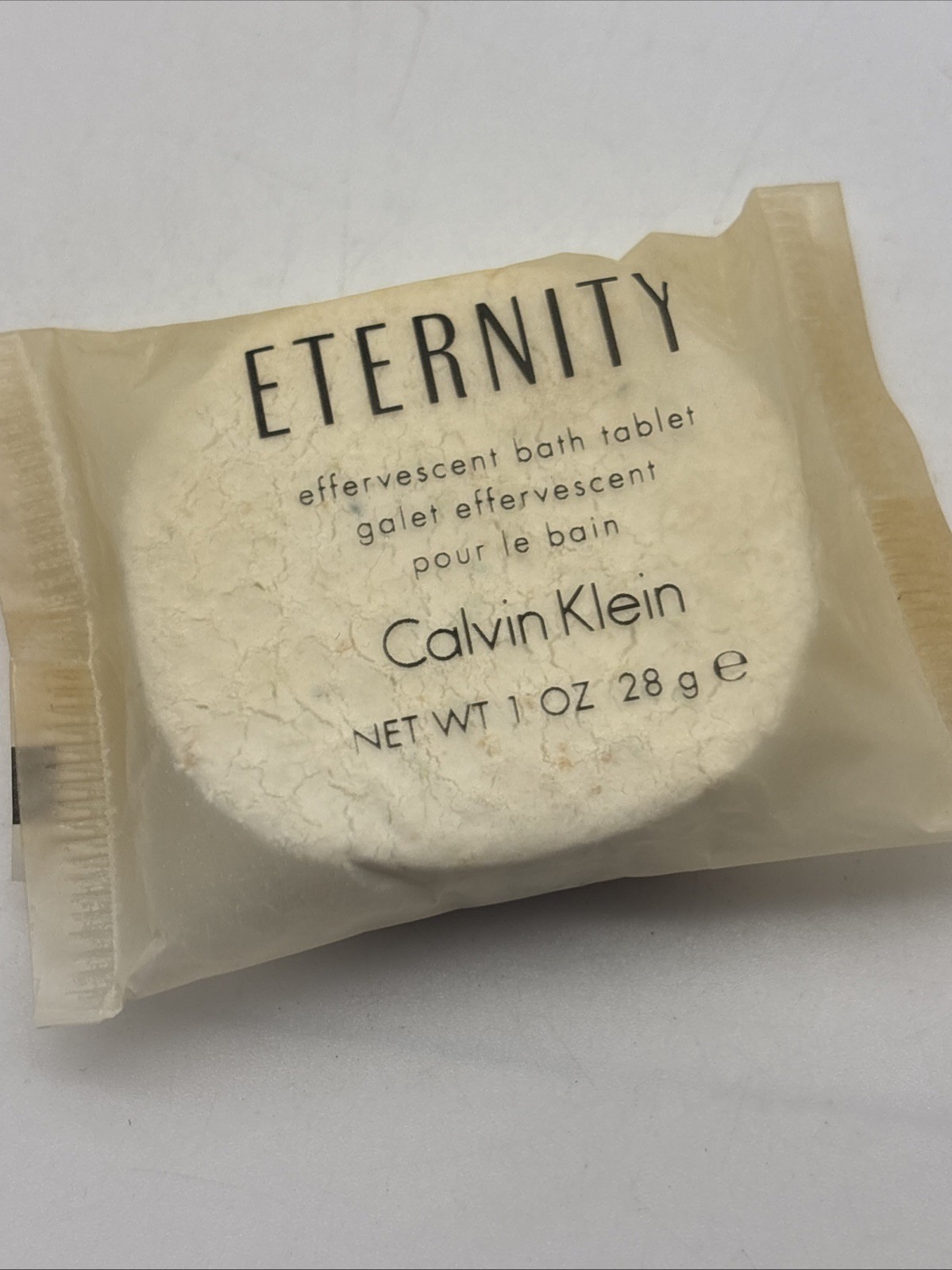 Calvin Klein eternity bath tablet new old stock 1 ounce RARE