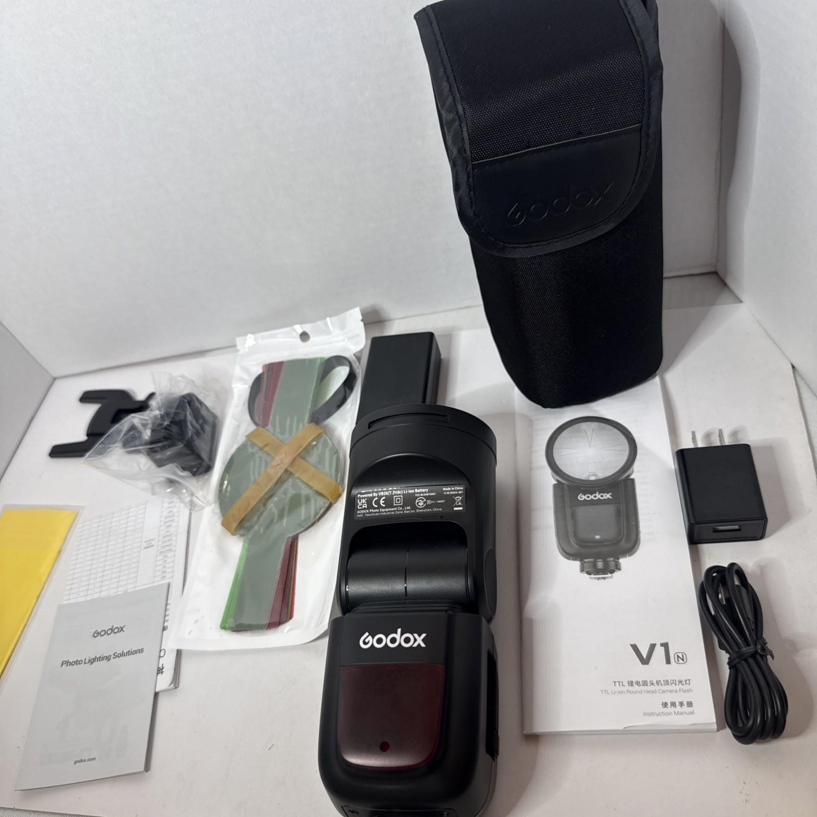 Godox V1 N Professional Camera Flash Speedlite Speedlight Round Head