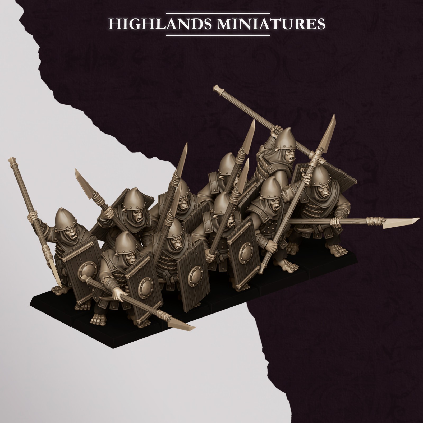 Sons of Marduk HOBGOBLIN SPEARMEN - Highland Miniatures