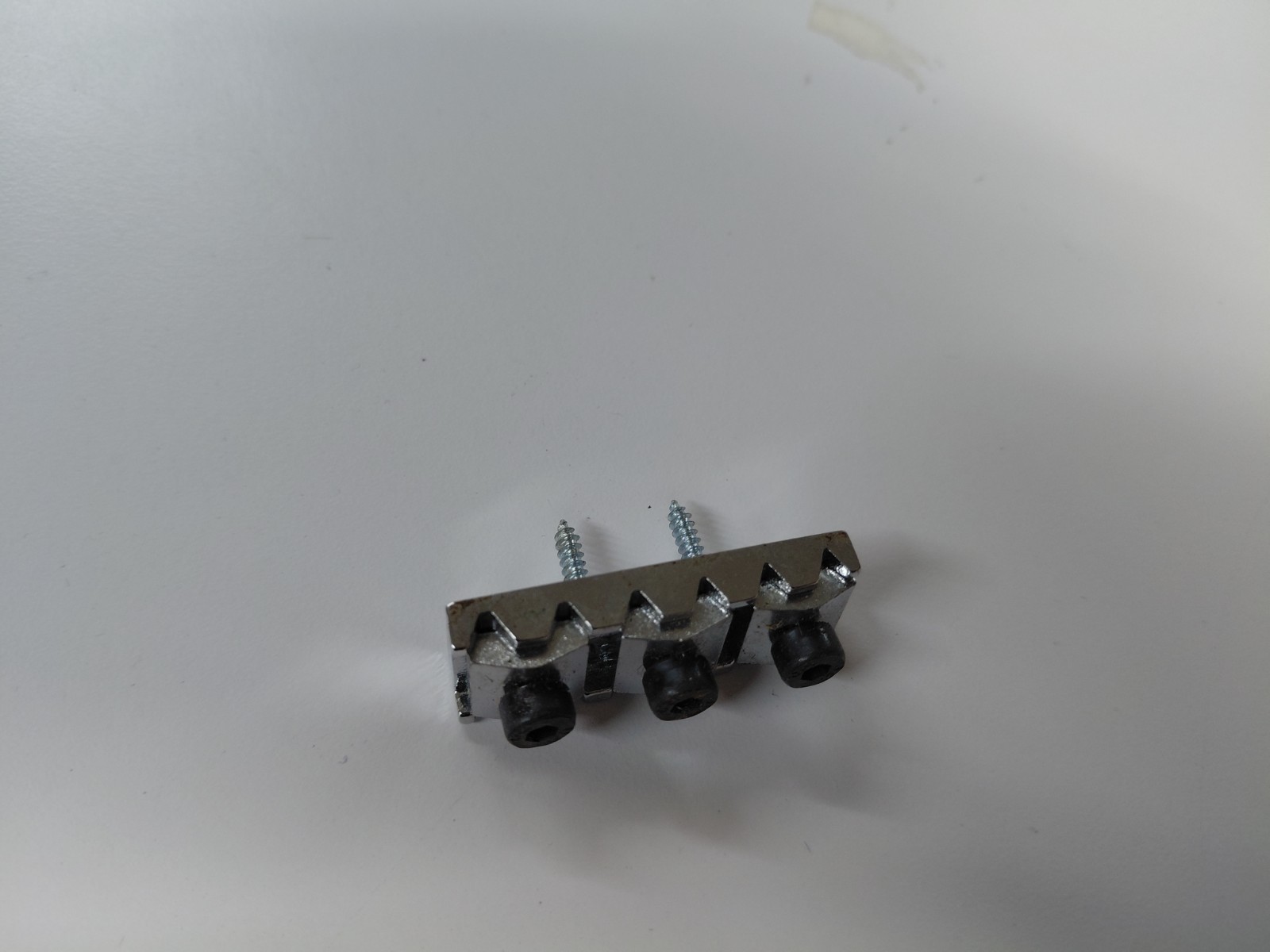 Chrome 41.5 MM Locking Nut - w/Locking Nut and Screws - Made in Germany
