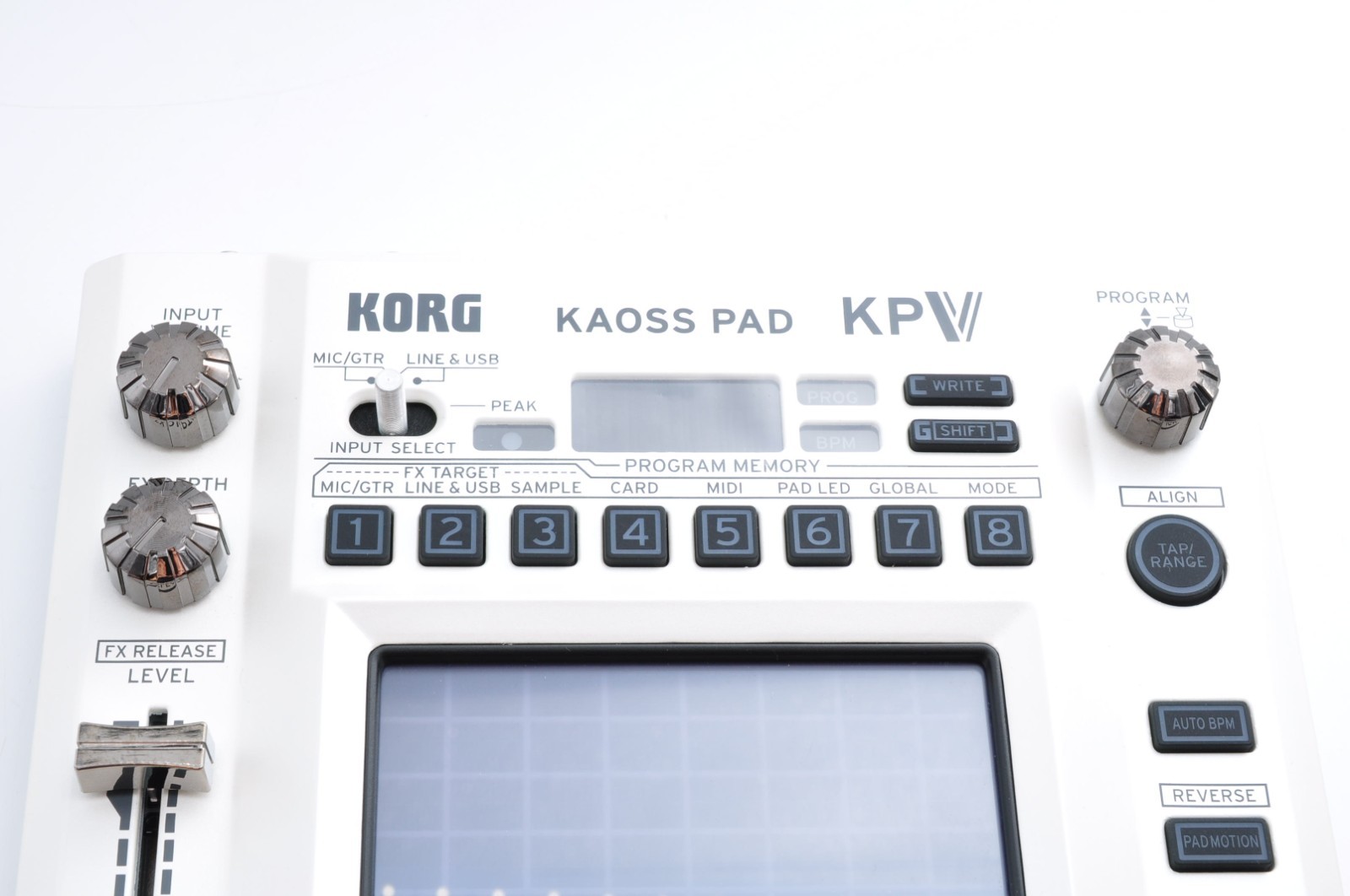 KORG Kaoss Pad V Touch Effects Processor w/Adapter Working 001704