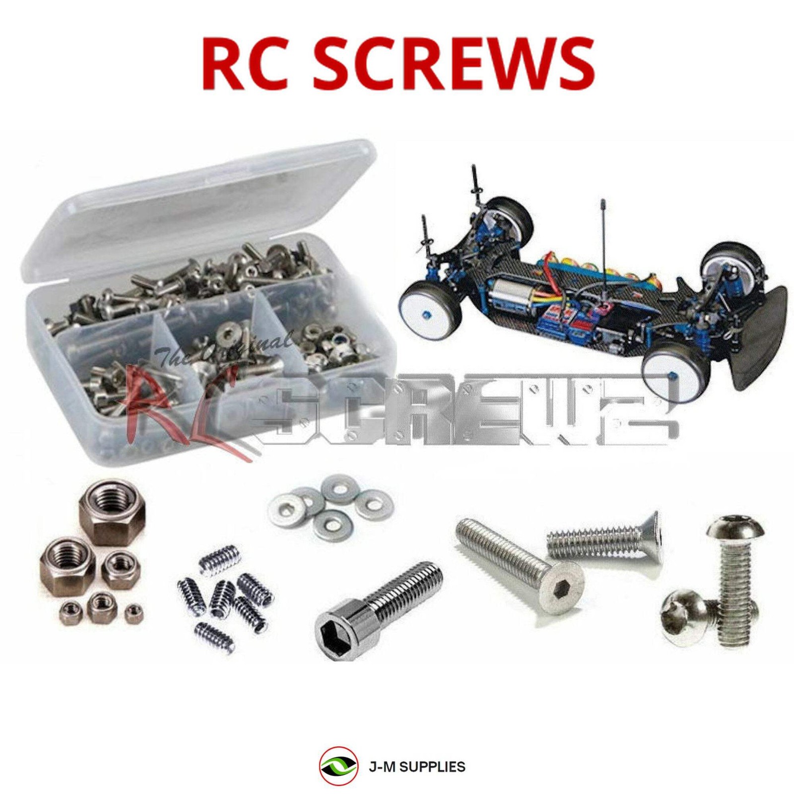RCScrewZ Stainless Screw Kit ass021 for Associated TC4 Factory | SET