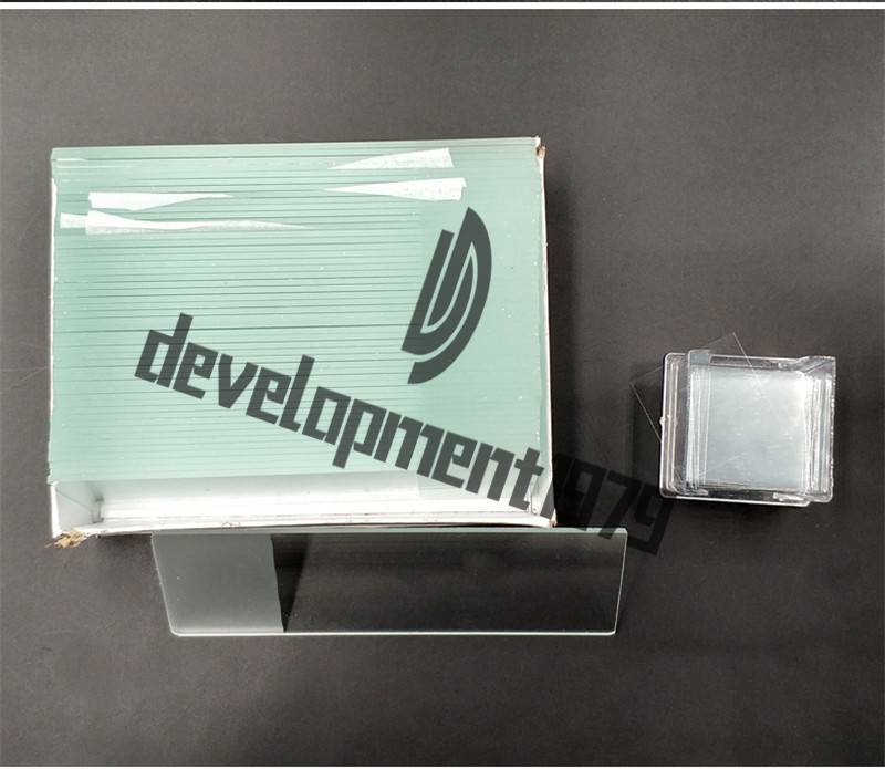new 50PCS Blank Microscope Slides with 100PCS Square Cover Glass