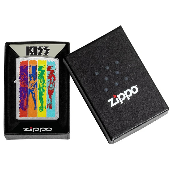Zippo KISS Street Chrome Color Image 47244