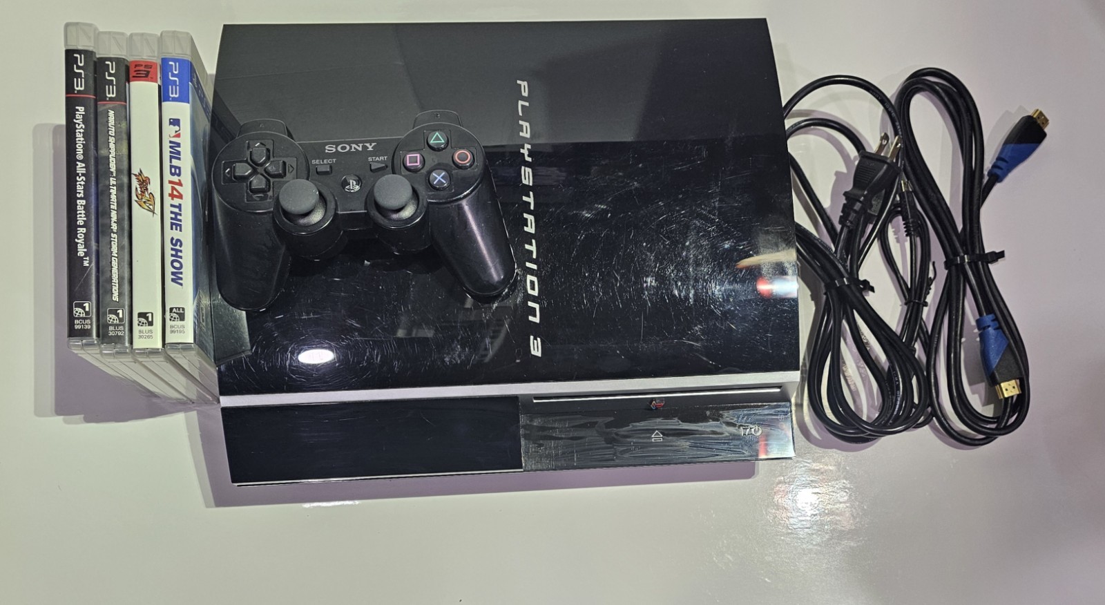 Sony PlayStation 3 PS3 Fat Console CECHP01 Restored W/ Upgraded HDD 500GB Bundle