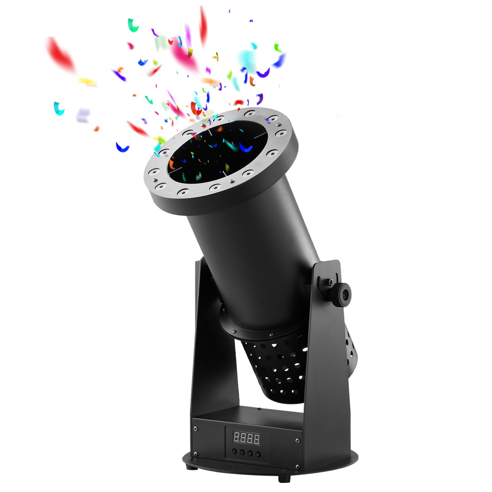 1500W Professional Confetti Machine RGB 12LEDs Cannon Machine Electric Confetti