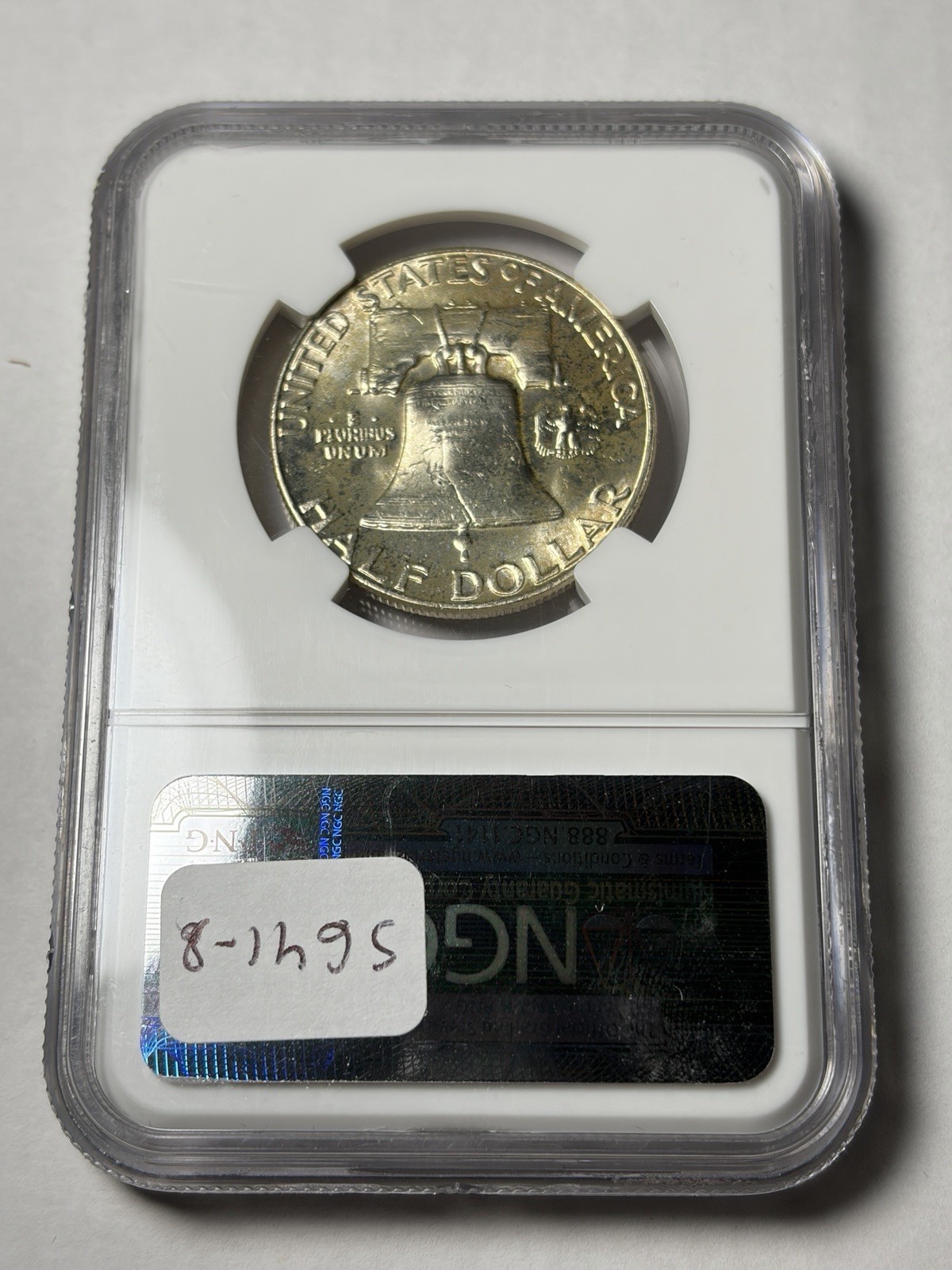 1962 NGC MS64 FBL Franklin Half Dollar