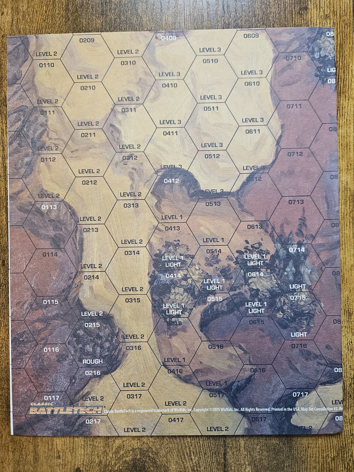 Battletech Compilation #2 Map Set 2005 Wizkids 19 Total Maps Very Good Condition