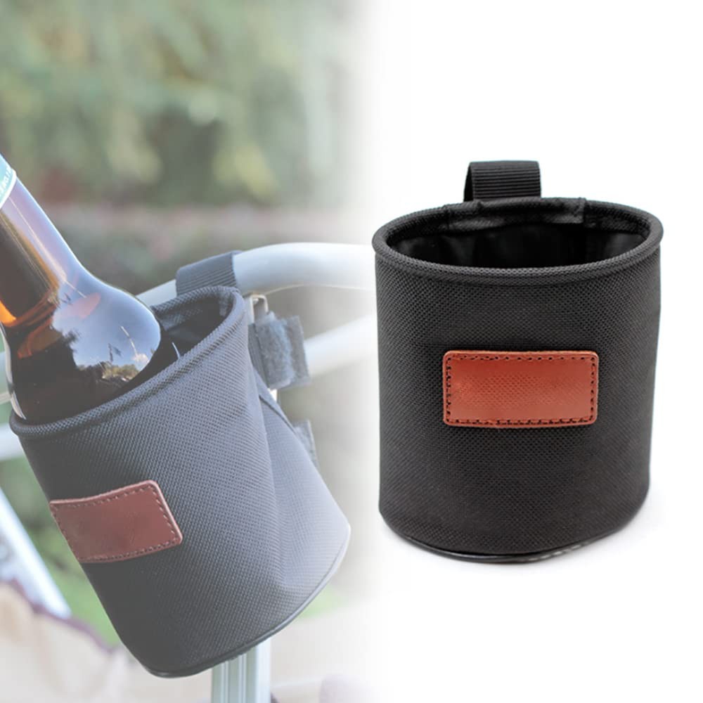 Camping Chair Cup Holder - Beach Backpacking Chair Drink or Water Bottle Side...