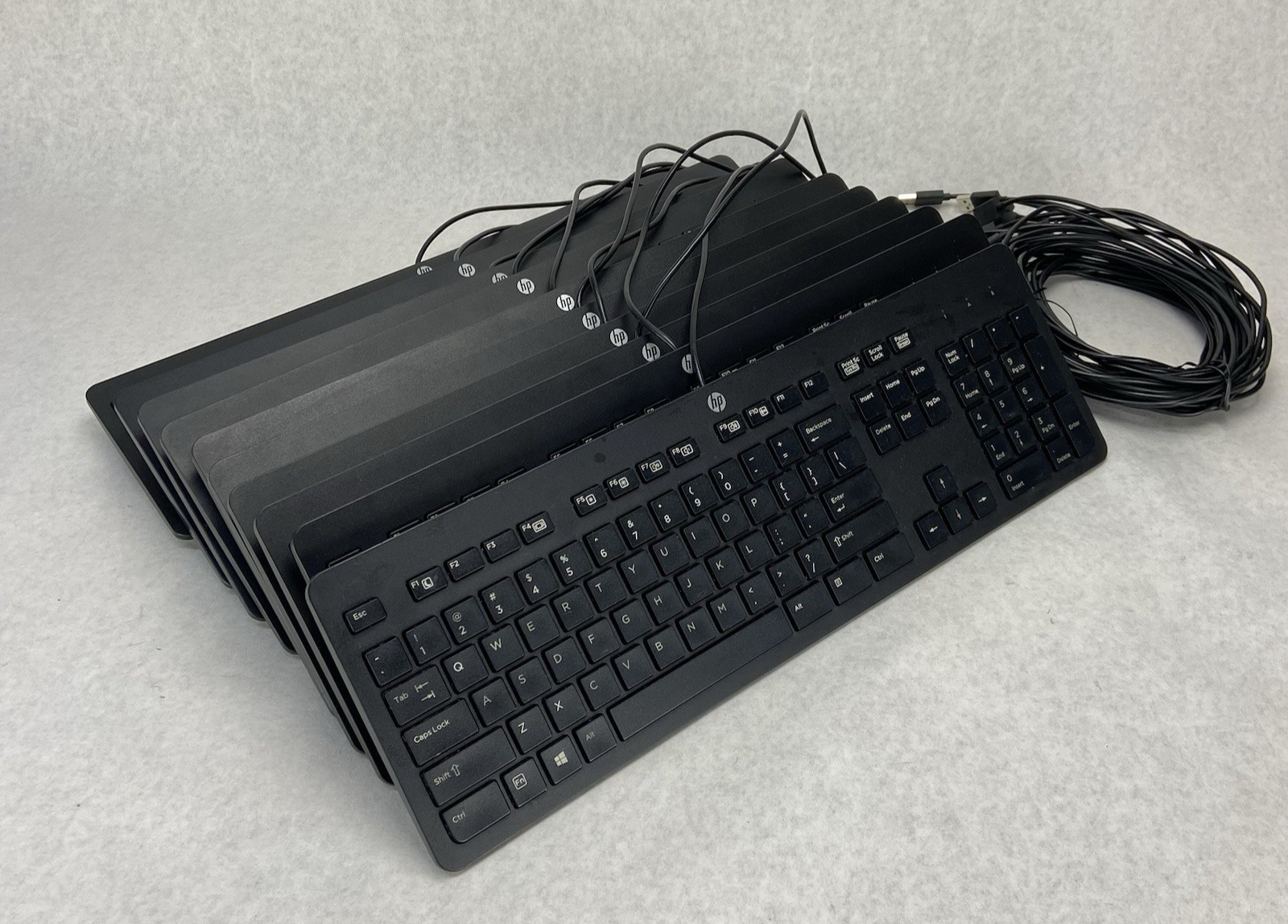 HP KBAR211 USB Slim Business Keyboard 803181-001 Lot of 10