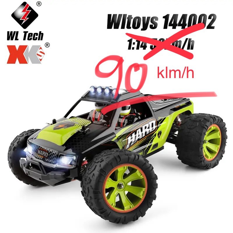 Wltoys 144001 Truck Version 144002 MODIFIED 90km/h 1/14 2.4GHz 4WD 3s 11.1v LiPo