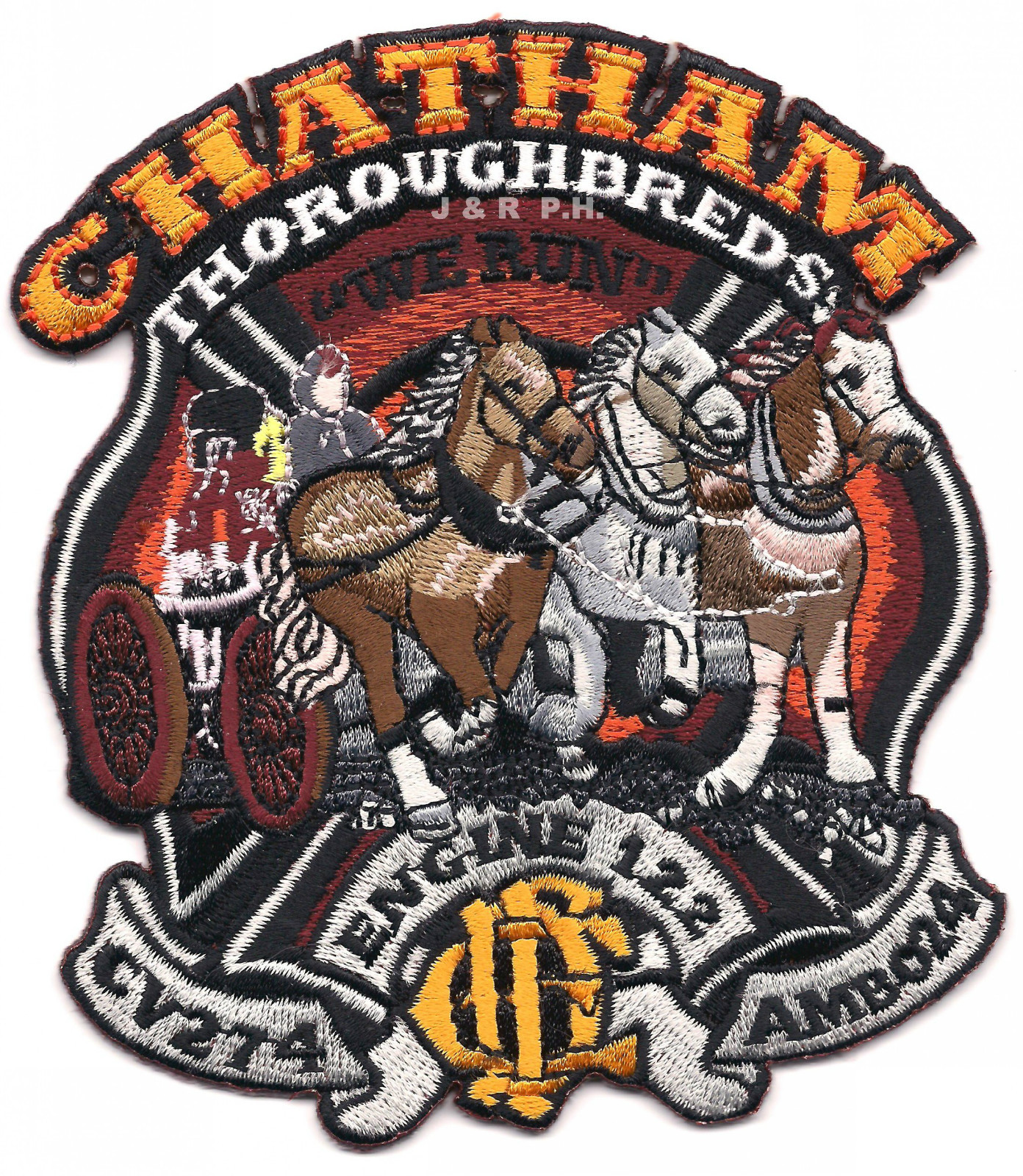 Chicago  Engine-122 / CV-274  "Thoroughbreds", IL (3.75" x 4.5" size) fire patch