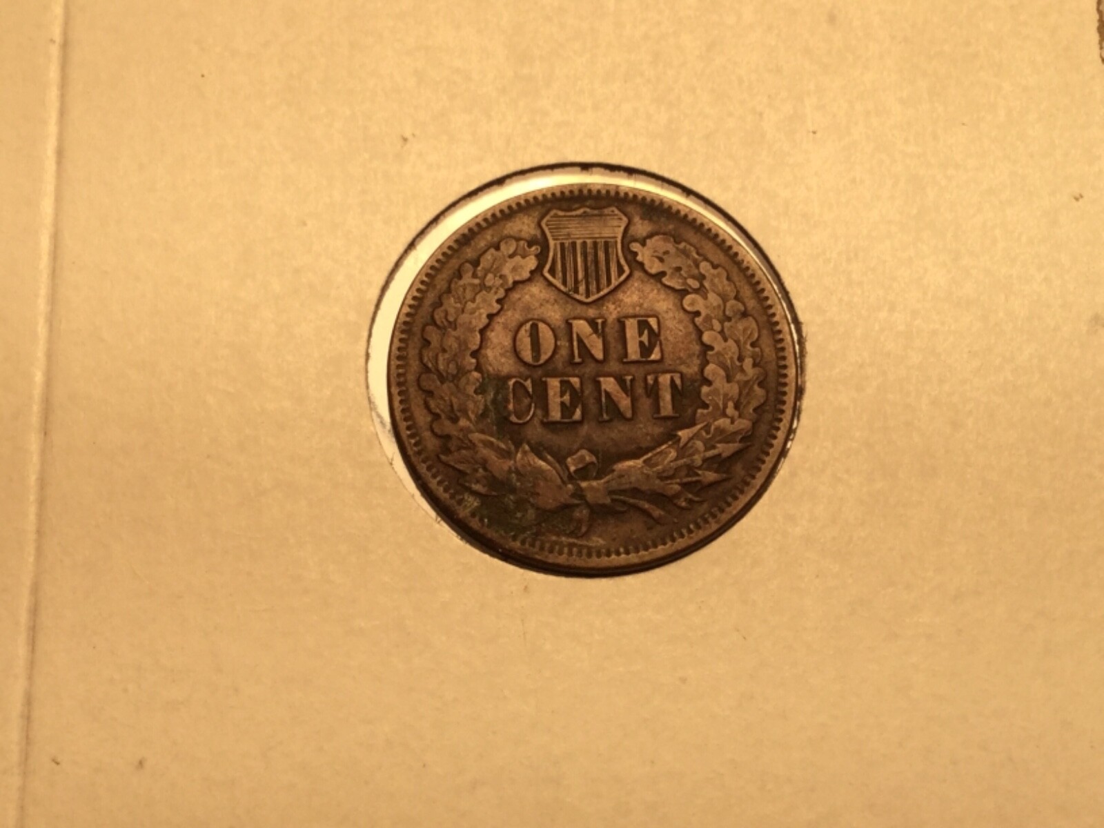 1874 Indian Cent in fine