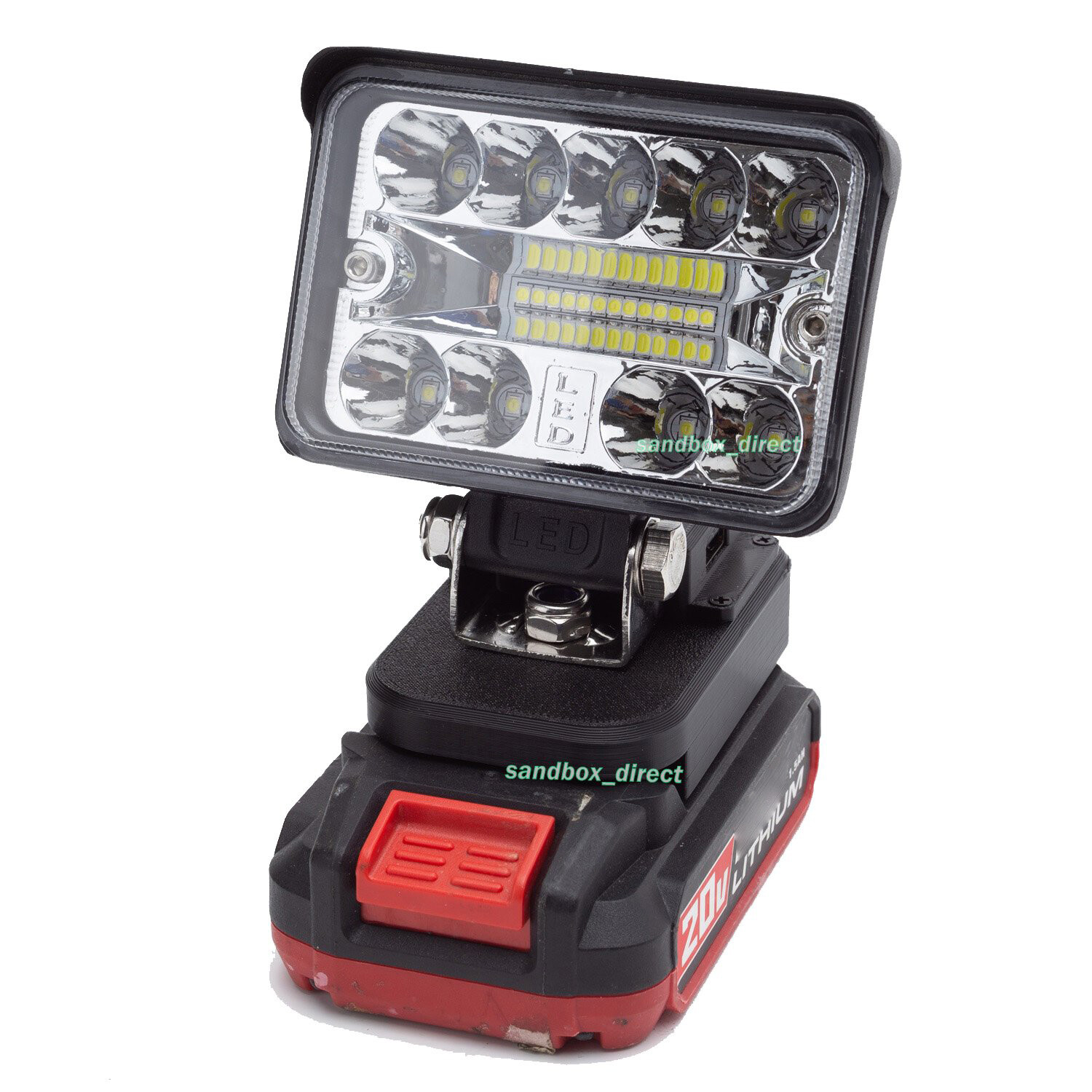 Led Work Light for Bauer 20v HyperMax Lithium Battery 2800LM w/FAST USB PORT