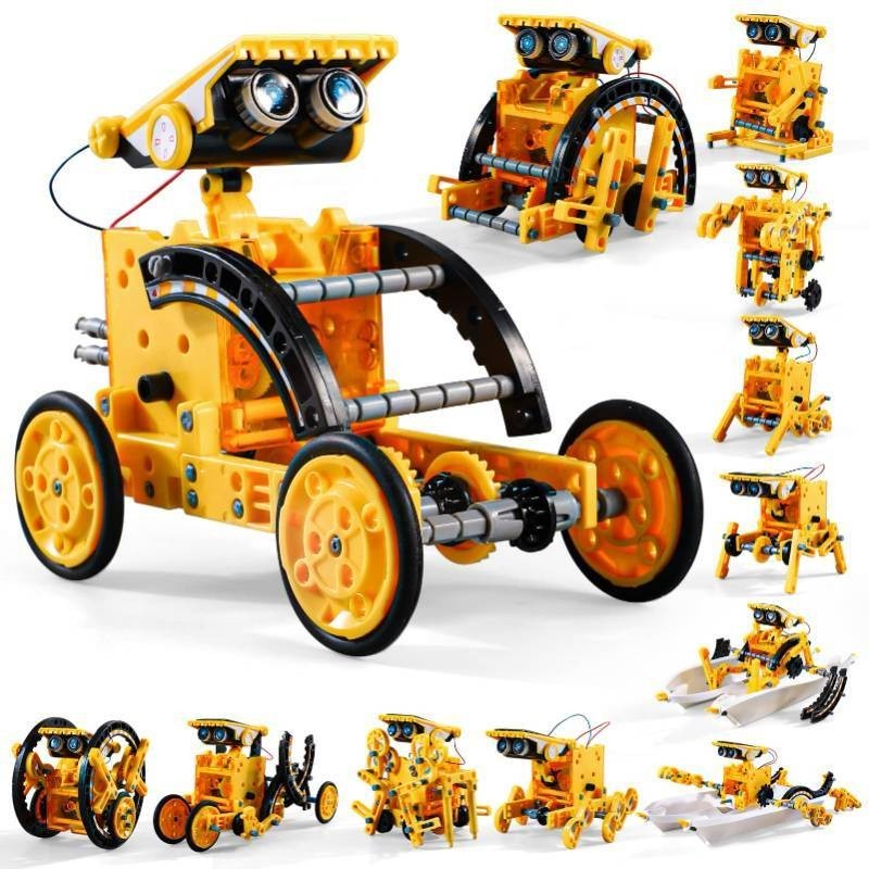 Educational 12-In-1 Solar Robot Kit For STEM Learning By Lucky Doug