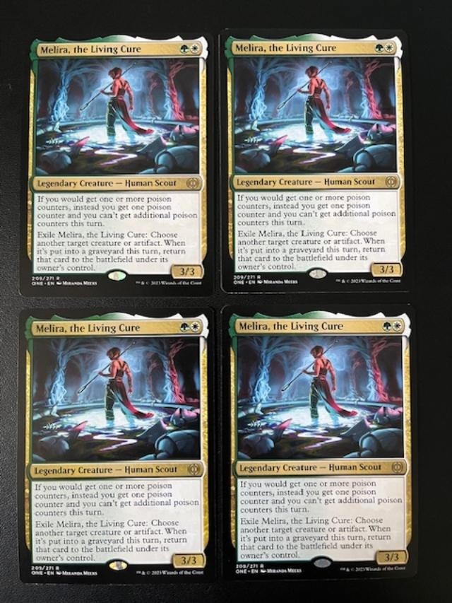 MTG- Melira, the Living Cure x4 - Phyrexia: All Will Be One