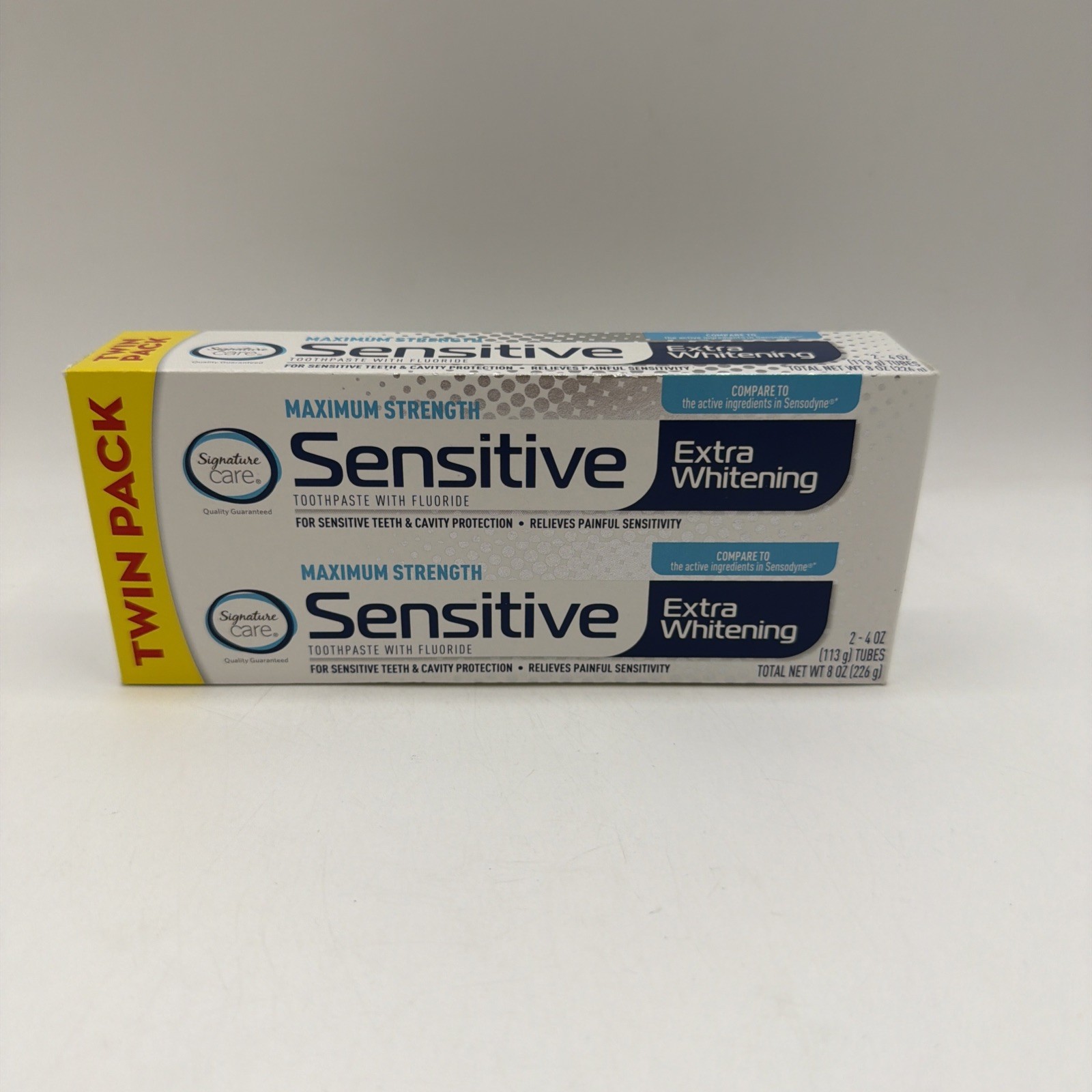 Signature Care Sensitive Extra Whitening Toothpaste 2 Tubes